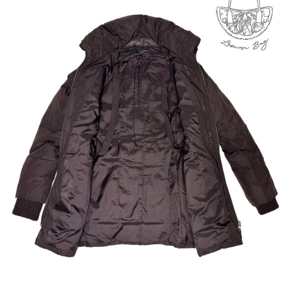 MNG Mango / Winter Down Puffer Coat / Size XS / Color Dark Chocolate Brown - Picture 6 of 12